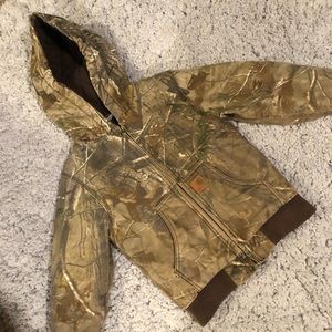 Boys Carhartt Jacket Camo